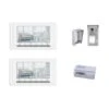 KIT VIDEO AO 7 POUCES SANS MÉMOIRE 2 ECRANS + CAMERA 2 BOUTONS D'APPEL -Portes Et Accessoires 2easy diamond2 800x800
