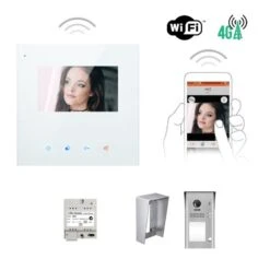 KIT VIDEO AO WIFI 4,3 POUCES CAMERA SAILLIE AVEC MÉMOIRE