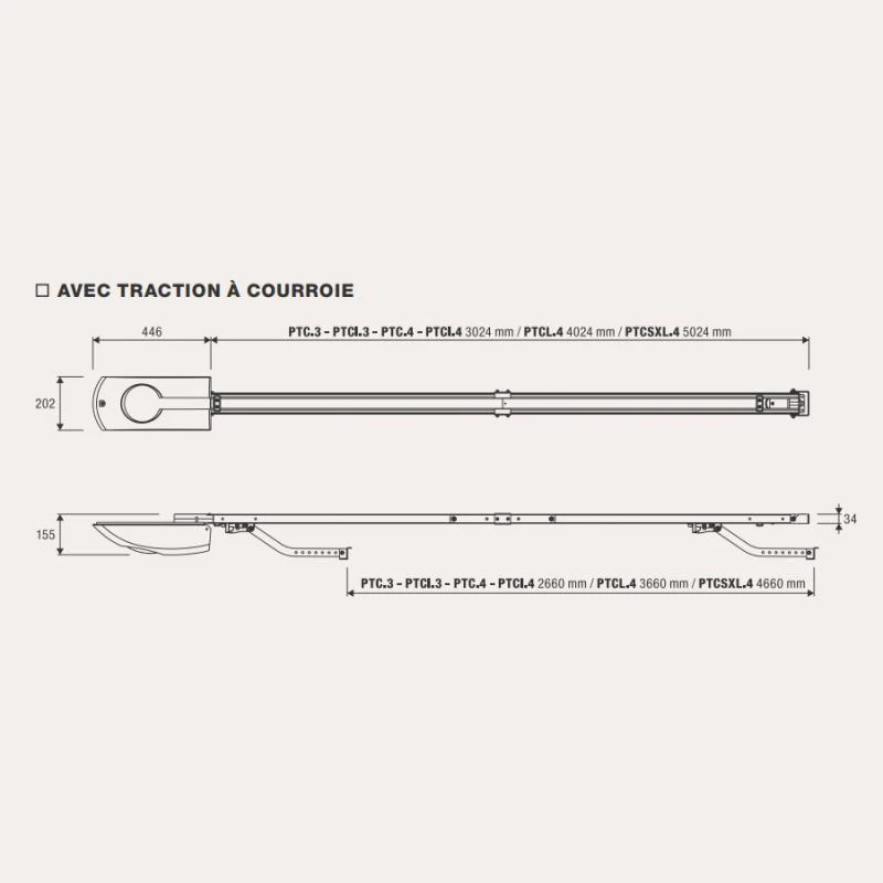 KIT JIM 3ESA Motorisation De Porte De Garage BENINCA 4 KIT JIM 3ESA Motorisation De Porte De Garage BENINCA – Image 2