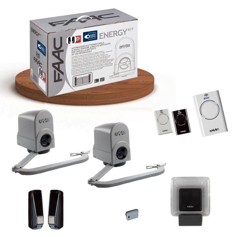 KIT ENERGY INTEGRAL FAAC 391 24V Motorisation Portail Battant 3 KIT ENERGY INTEGRAL FAAC 391 24V Motorisation Portail Battant