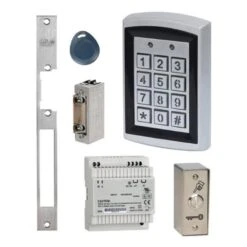 KRR2 Kit De Contrôle D'accès YAKA Avec Gâche à Mémoire Invisible SEWOSY 12V