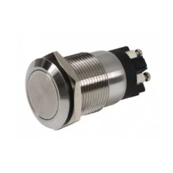 PB19NO+NC_ST Bouton Poussoir Seul 2 états Au Repos INOX 19mm SEWOSY