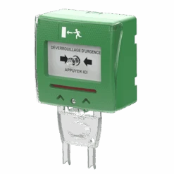 SHOKV2 Déclencheur Manuel Vert 2 Contacts + Capot SEWOSY -Portes Et Accessoires shokv2 pifra5 800x800