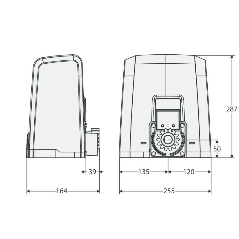 Kit DEIMOS BT A400 Motorisation Coulissant BFT + Crémaillère 7 Kit DEIMOS BT A400 Motorisation Coulissant BFT + Crémaillère – Image 5