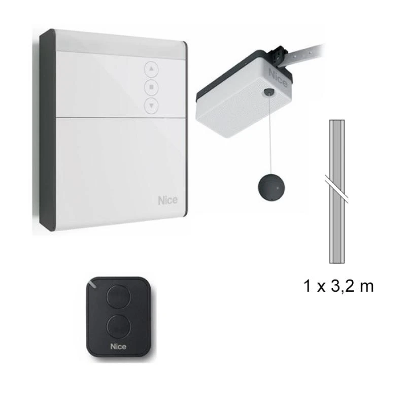 SPYKIT 650 Motorisation Portes De Garage NICE 24V, Avec Rail 3 SPYKIT 650 Motorisation Portes De Garage NICE 24V, Avec Rail